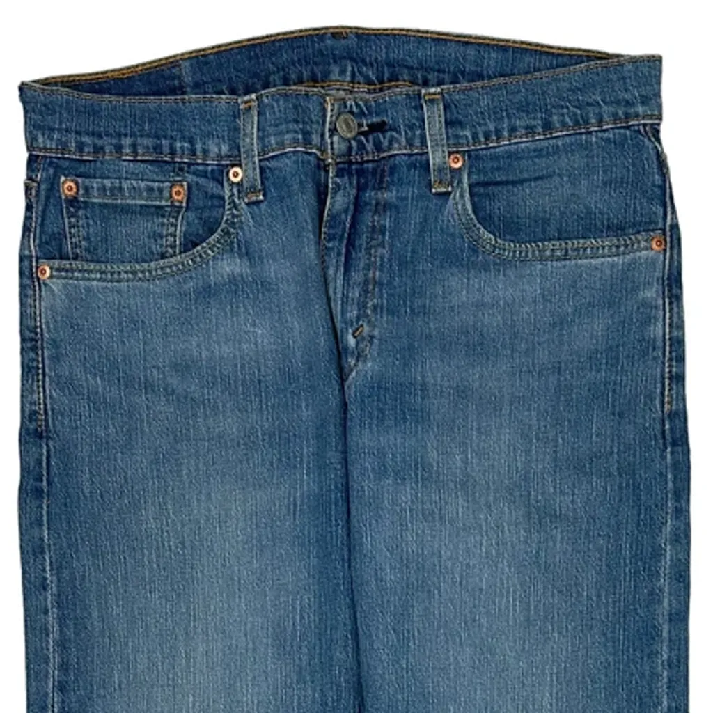 502 Hi Ball Levis Jeans - 32W 29L Blue Cotton - Image 10
