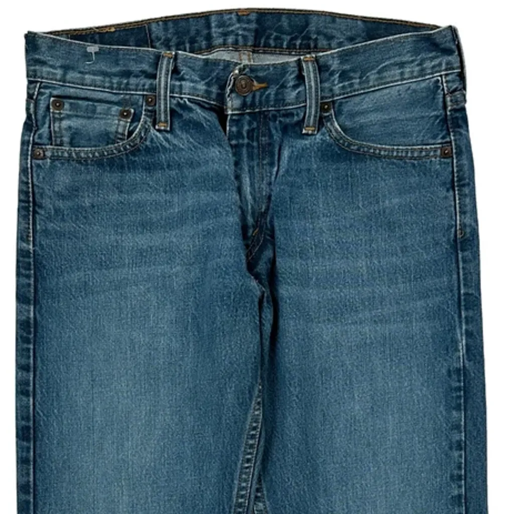 504 Levis Jeans - 30W 29L Blue Denim - Image 9