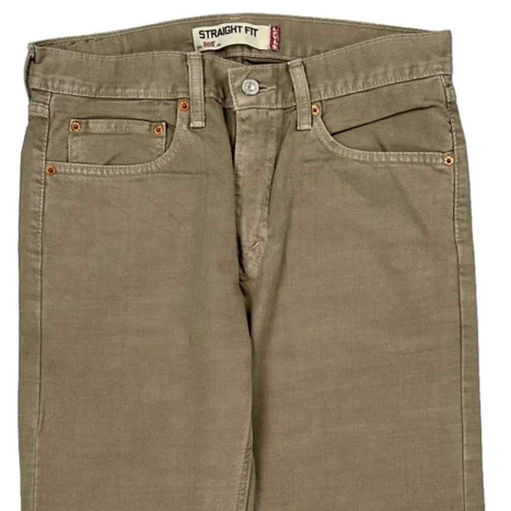 505 Levis Jeans - 32W 30L Beige Cotton - Image 9