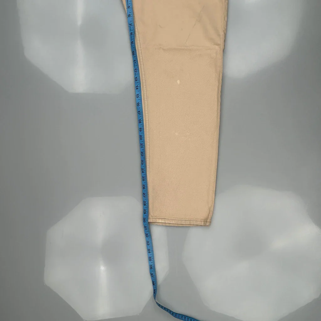 505 Levis Jeans - 36W 30L Beige Cotton - Image 5