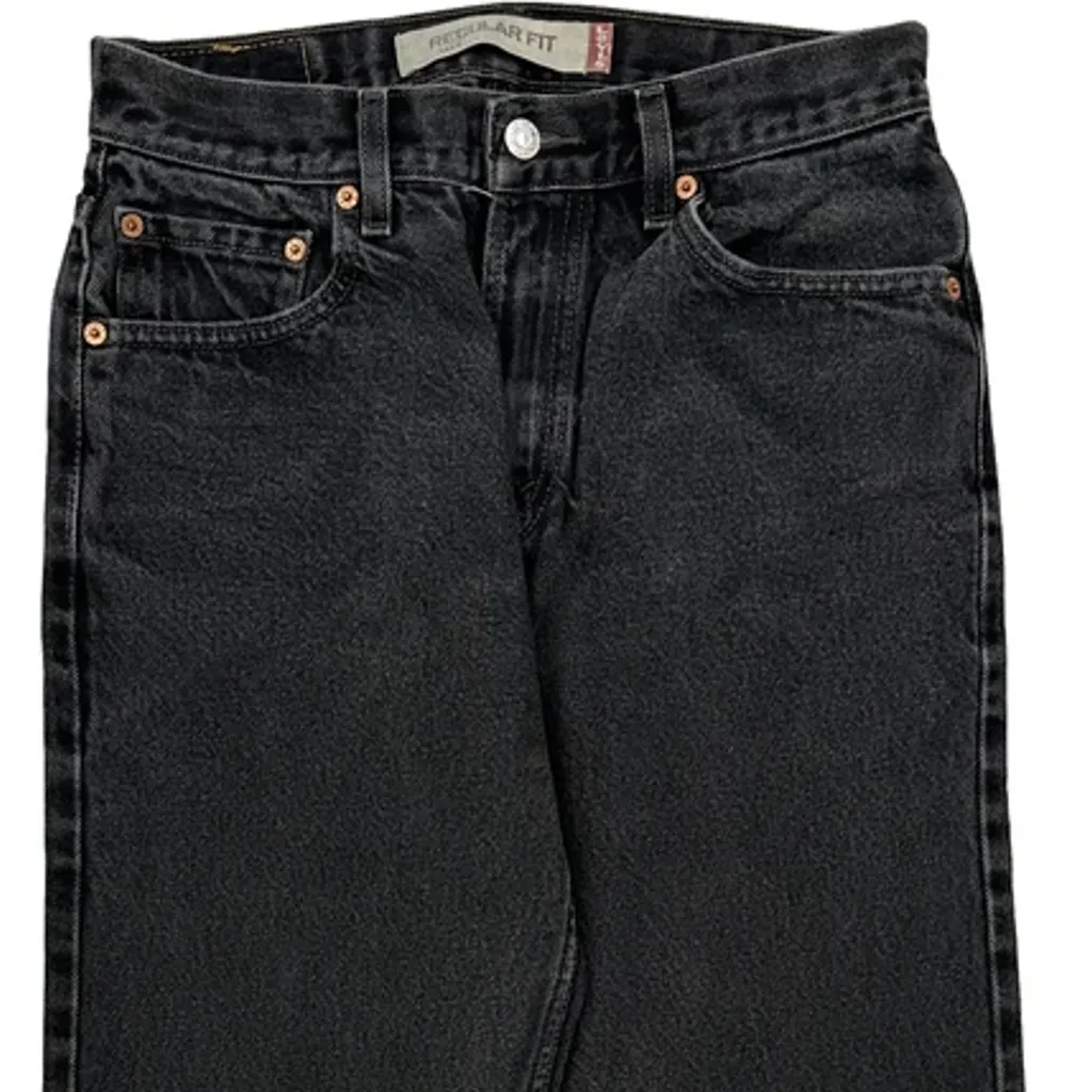 505 Levis Jeans - 28W 33L Black Cotton - Image 10
