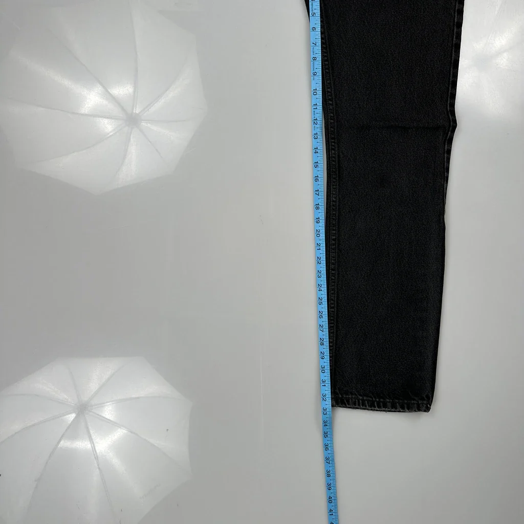 505 Levis Jeans - 28W 33L Black Cotton - Image 5