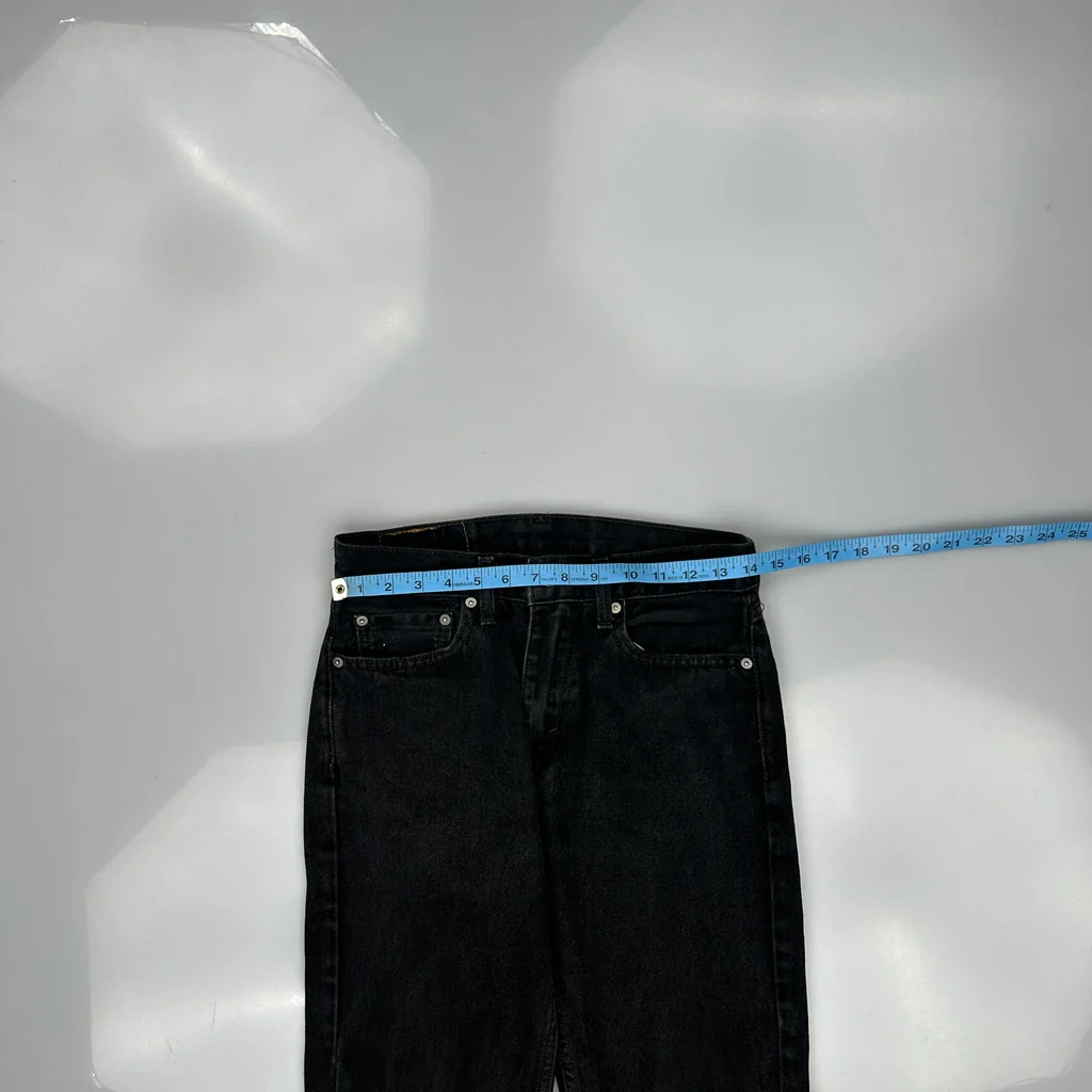 505 Levis Jeans - 28W 31L Black Cotton - Image 3