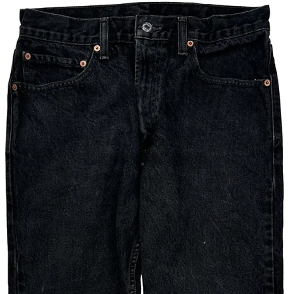 505 Levis Jeans - 30W 28L Black Cotton - Image 10