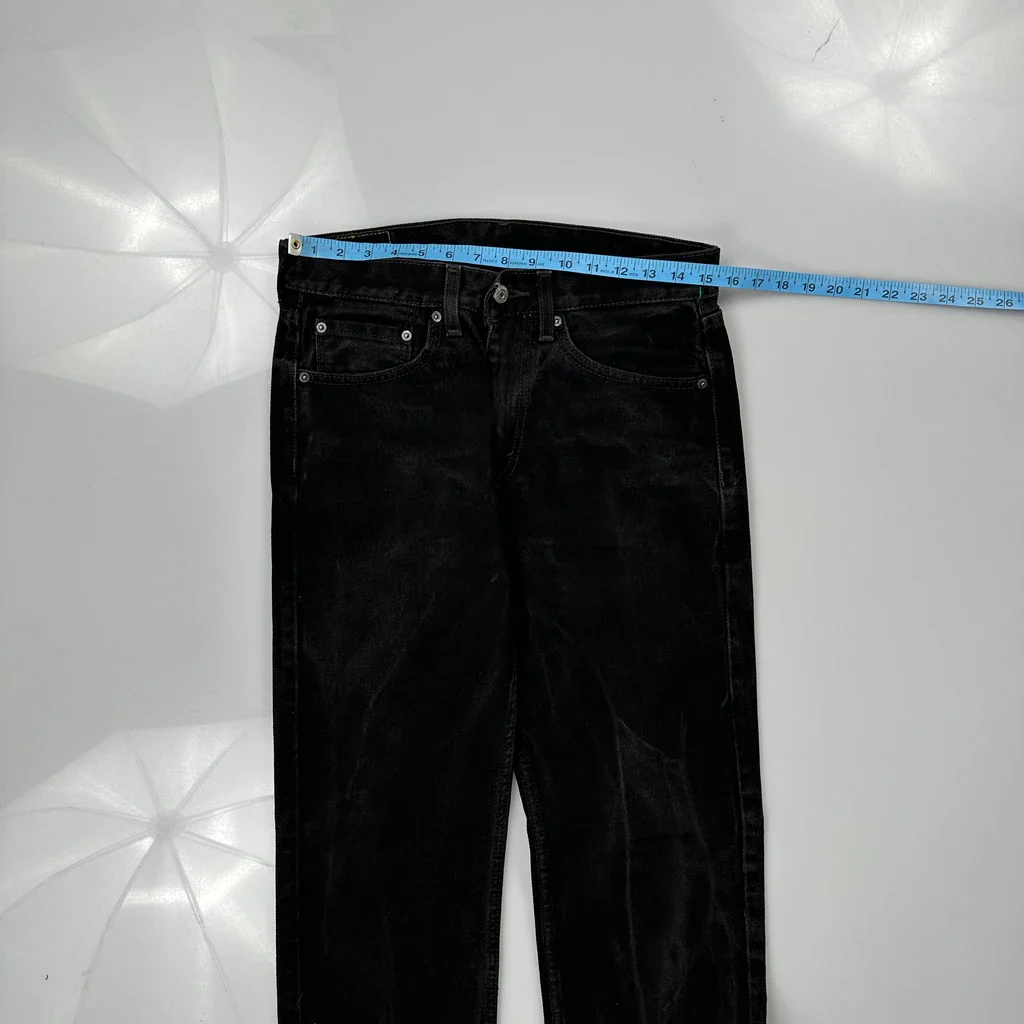 505 Levis Jeans - 31W 34L Black Cotton - Image 3