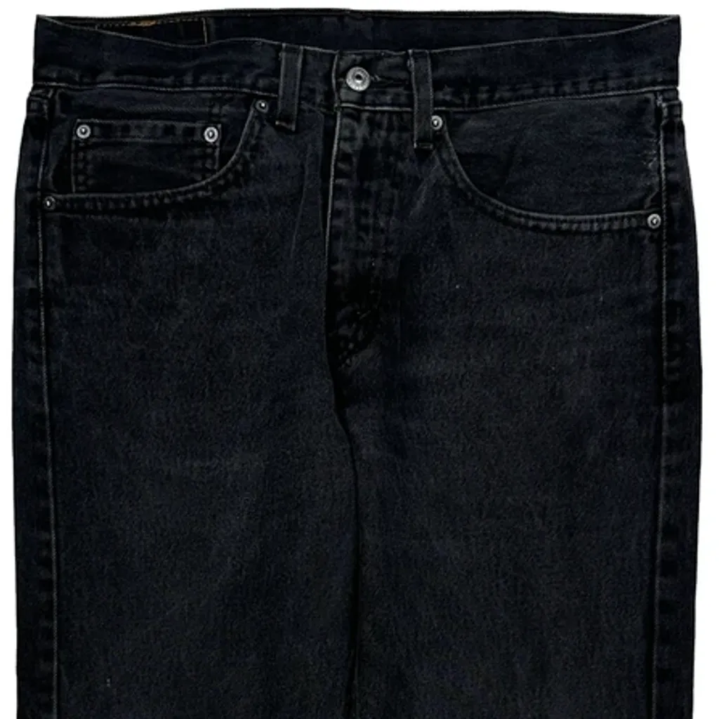 505 Levis Jeans - 34W 28L Black Cotton - Image 9