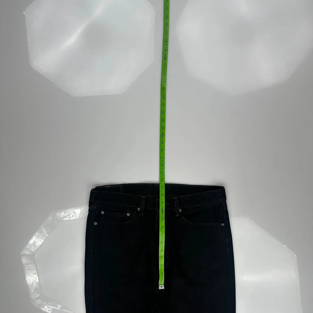 505 Levis Jeans - 35W 30L Black Cotton - Image 4