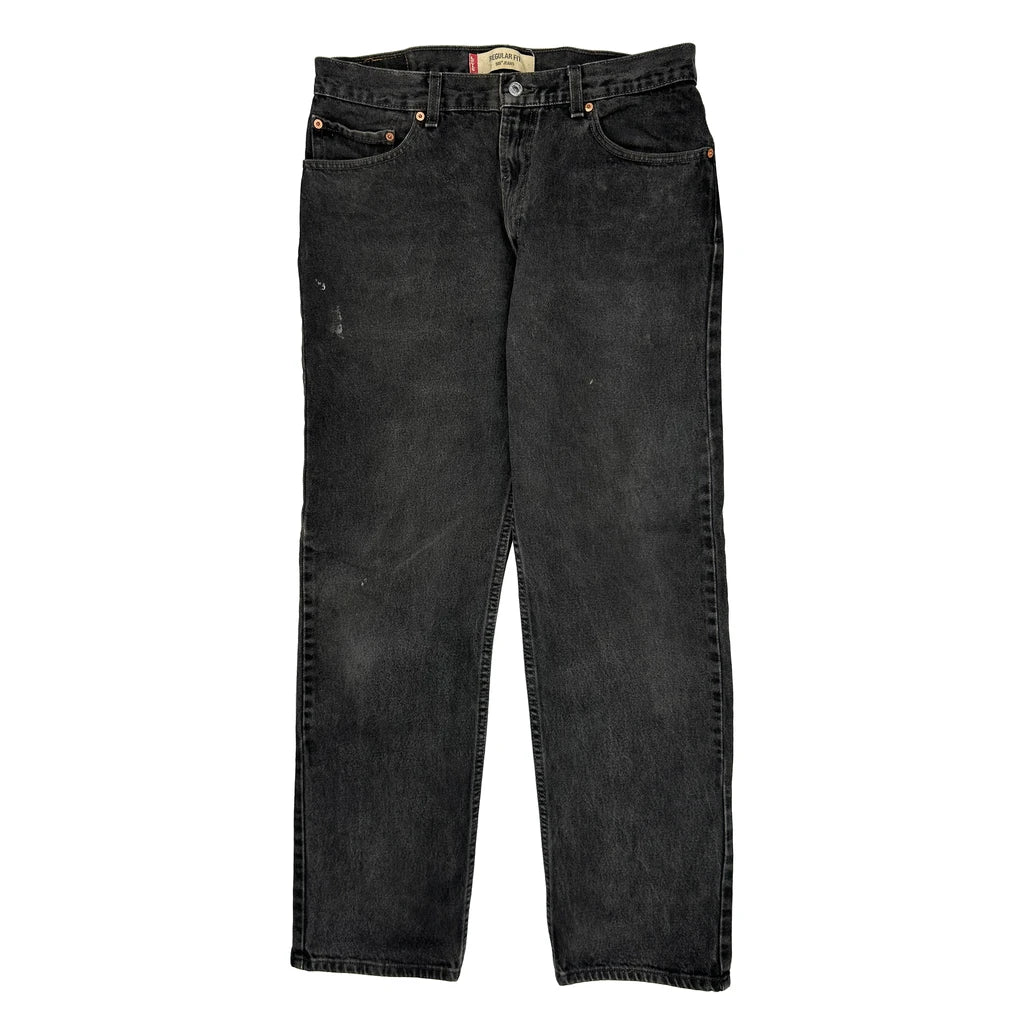 505 Levis Jeans - 36W 32L Black Cotton - Image 2