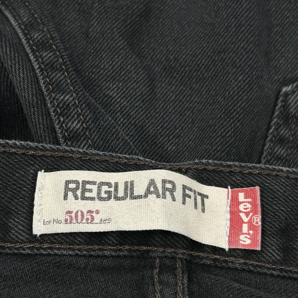 505 Levis Jeans - 36W 30L Black Cotton - Image 6