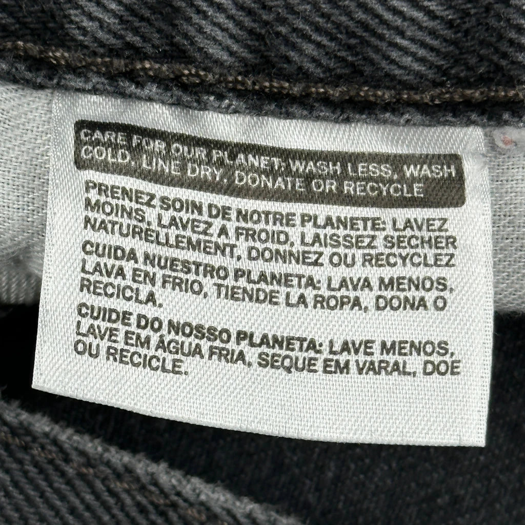 505 Levis Jeans - 36W 32L Black Cotton - Image 6