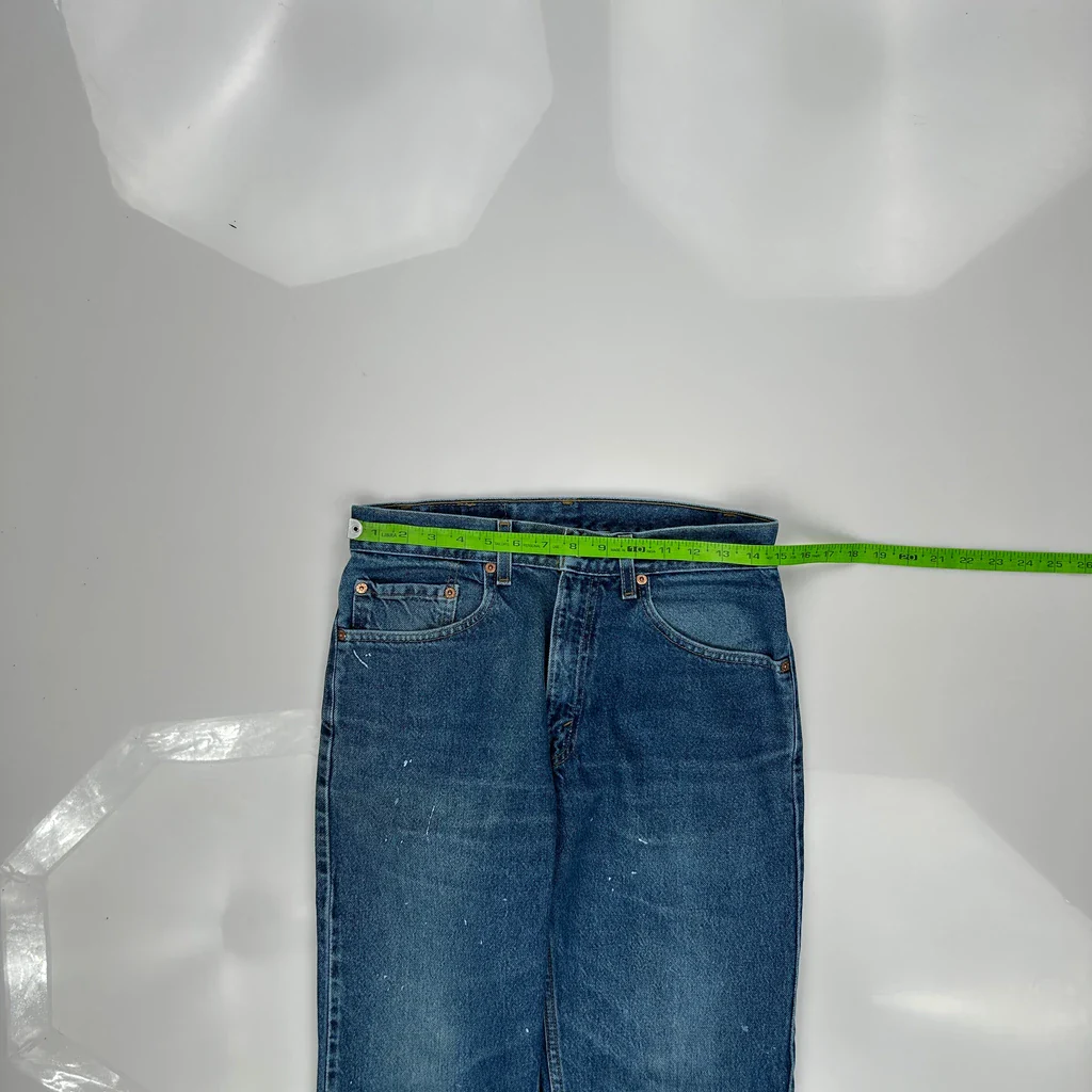 505 Levis Jeans - 29W 29L Blue Denim - Image 3