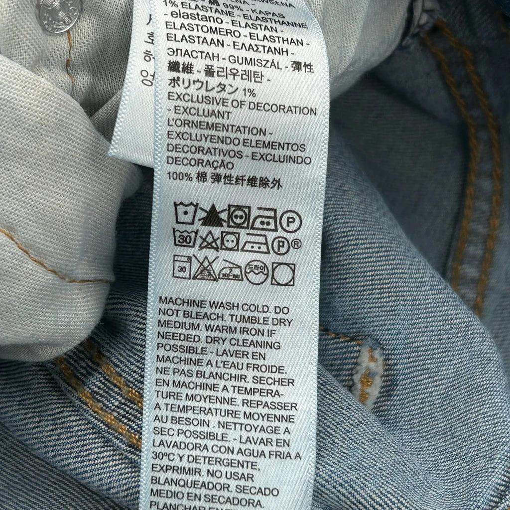 505 Levis Jeans - 30W 30L Blue Cotton - Image 6