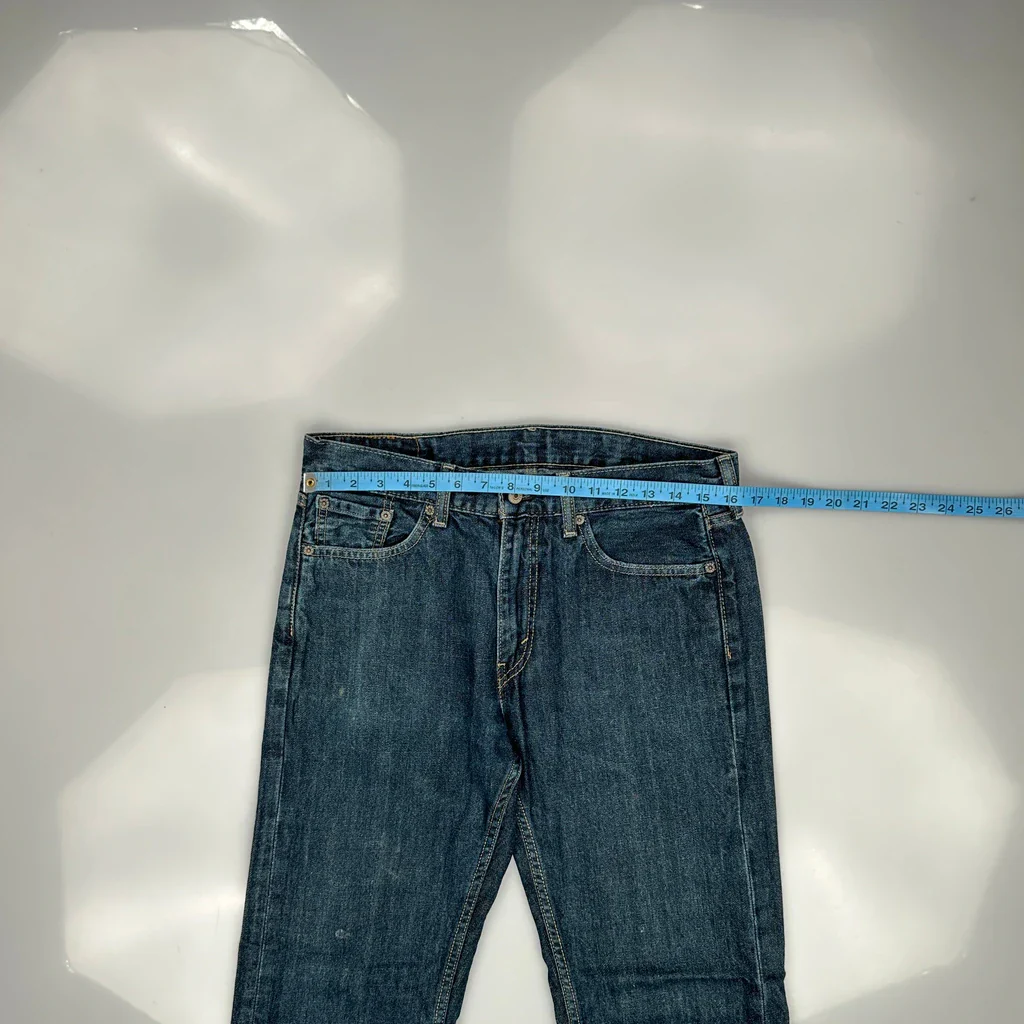 505 Levis Jeans - 30W 30L Blue Cotton - Image 3