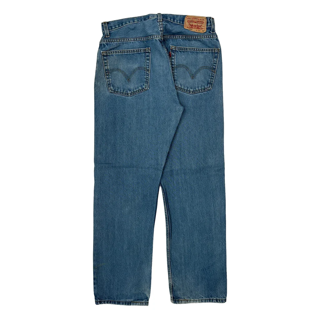 505 Levis Jeans - 31W 31L Blue Cotton