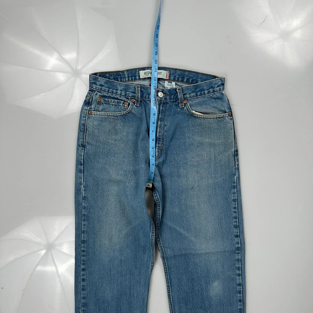 505 Levis Jeans - 31W 31L Blue Cotton - Image 4