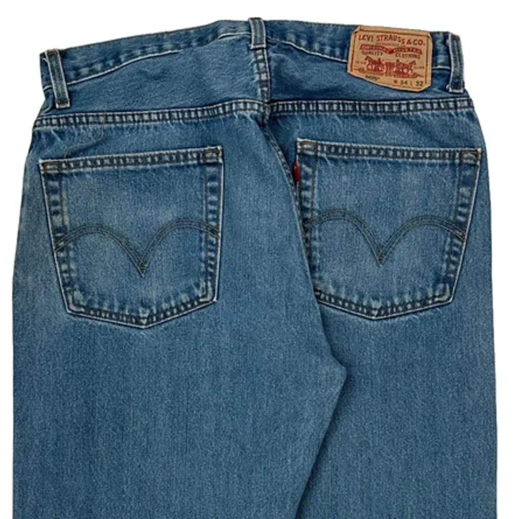 505 Levis Jeans - 31W 31L Blue Cotton - Image 7