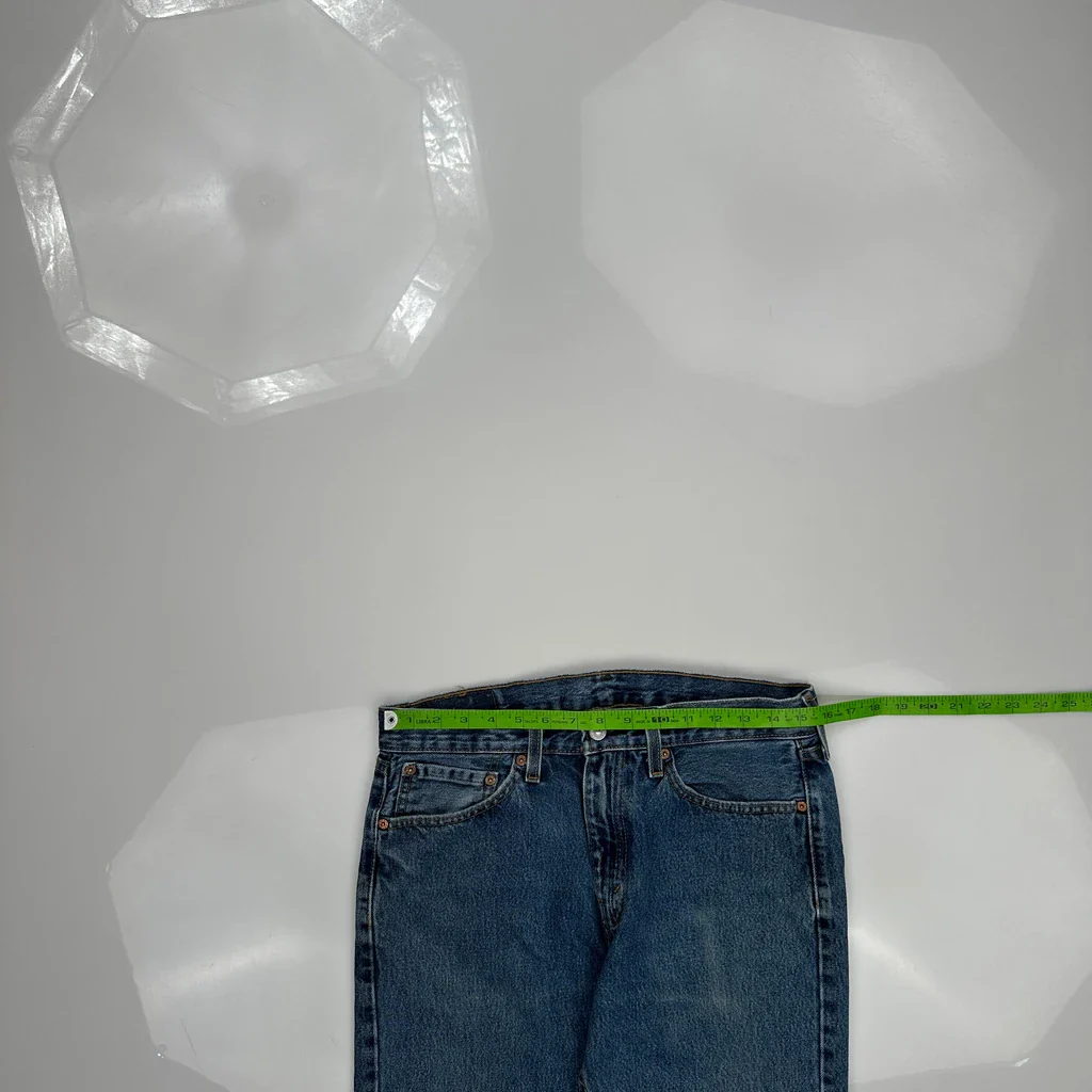 505 Levis Jeans - 31W 29L Blue Cotton - Image 3