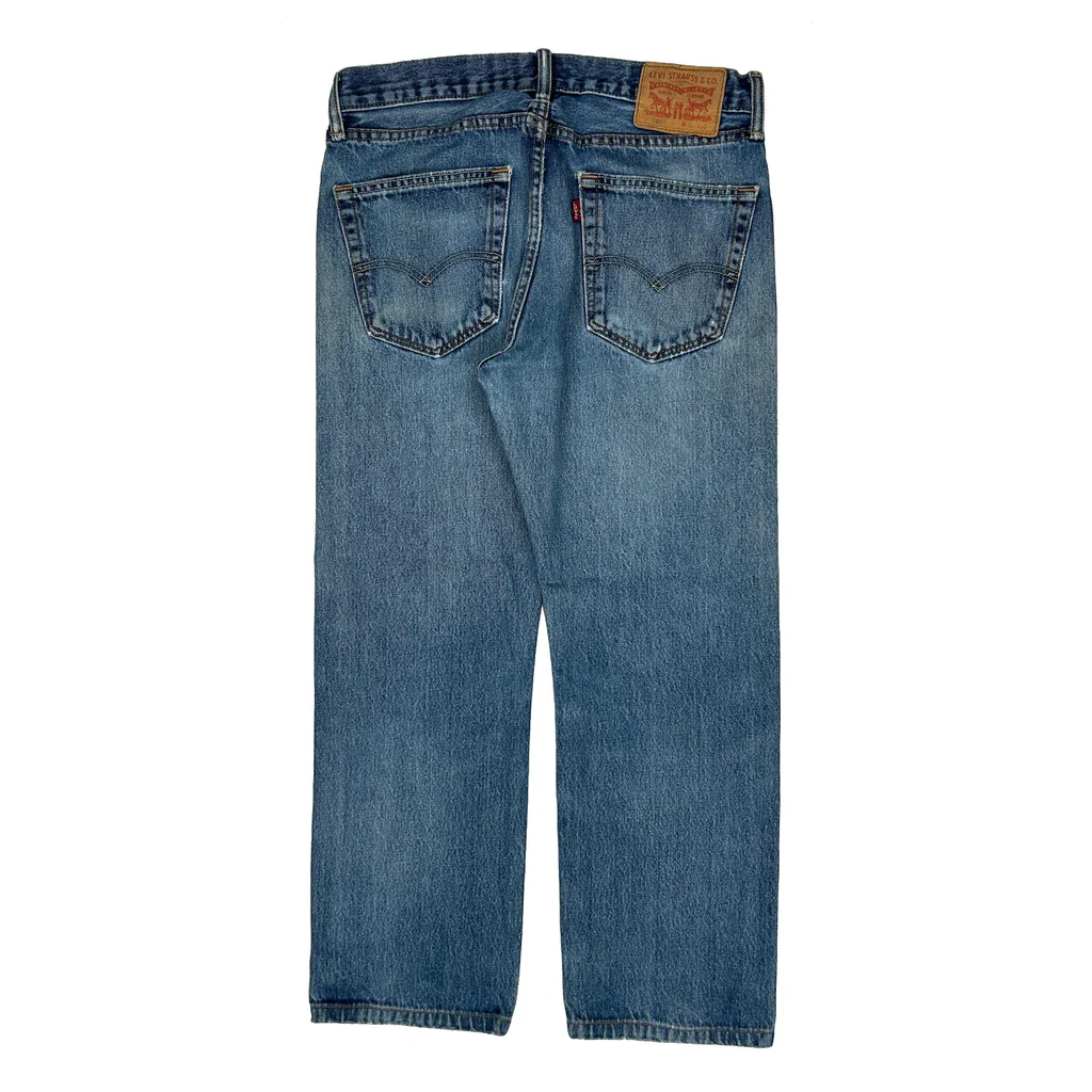 505 Levis Jeans - 31W 27L Blue Denim