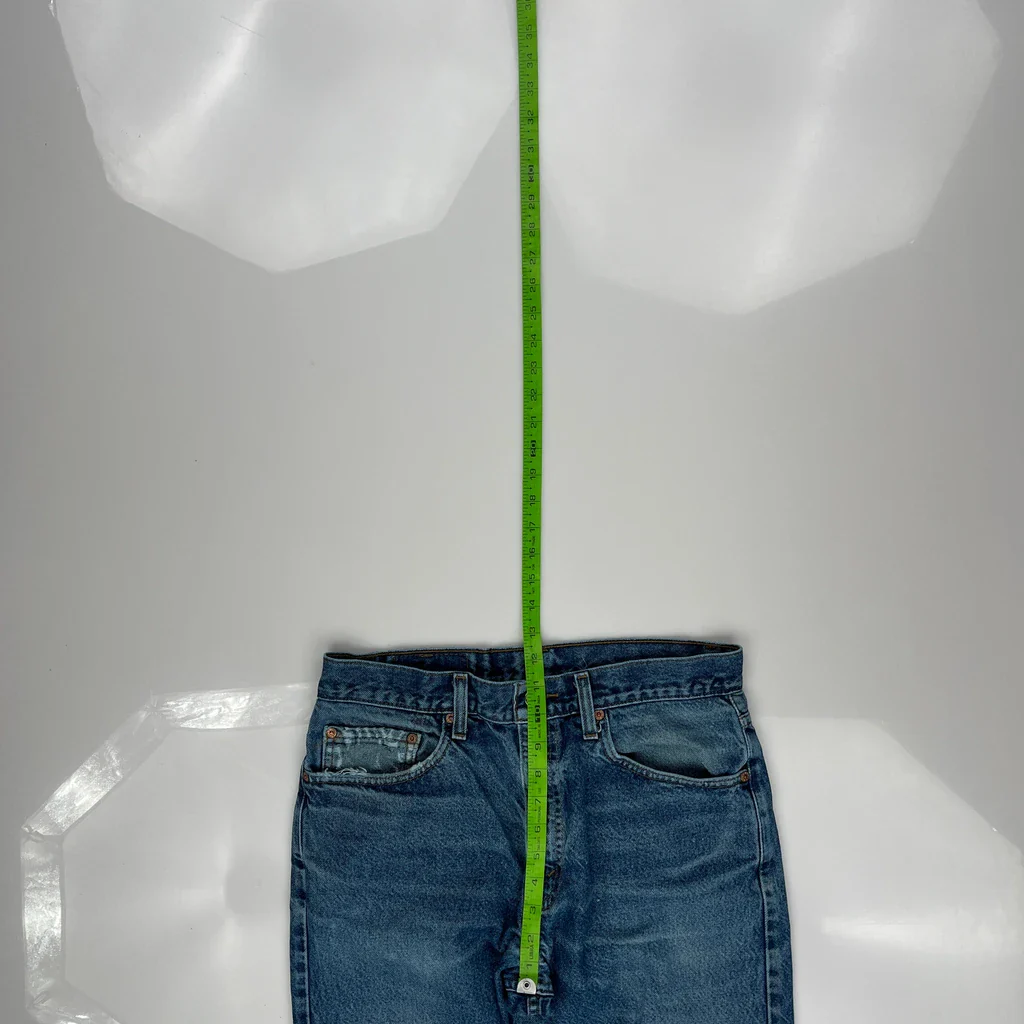 505 Levis Jeans - 31W 30L Blue Denim - Image 4