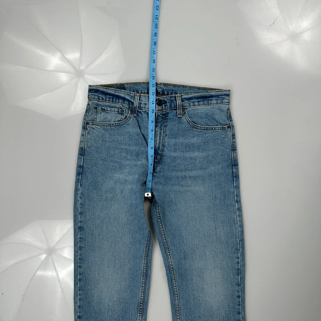 505 Levis Jeans - 32W 31L Blue Cotton - Image 4