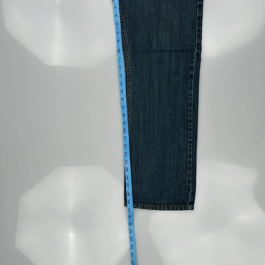505 Levis Jeans - 32W 30L Blue Denim - Image 5