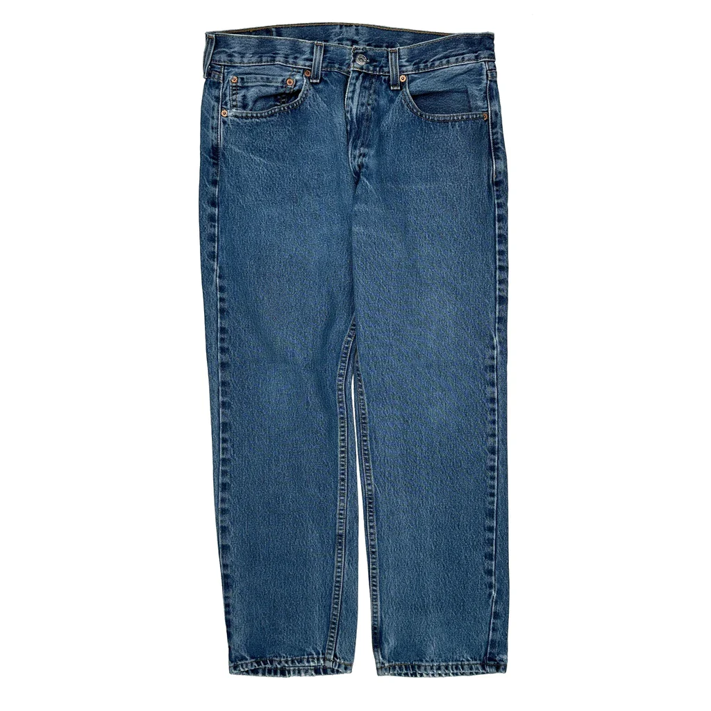 505 Levis Jeans - 32W 29L Blue Denim - Image 2