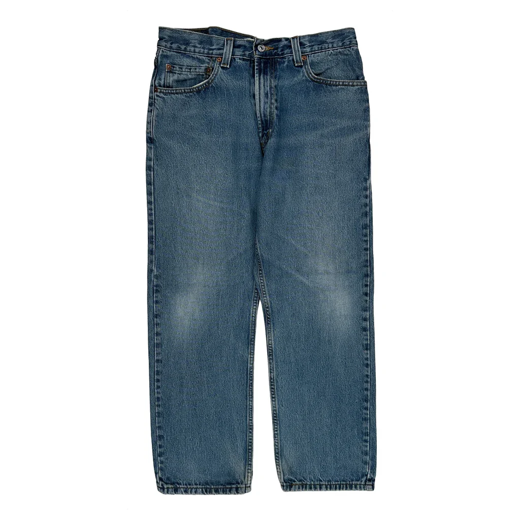 505 Levis Jeans - 32W 28L Blue Cotton - Image 2