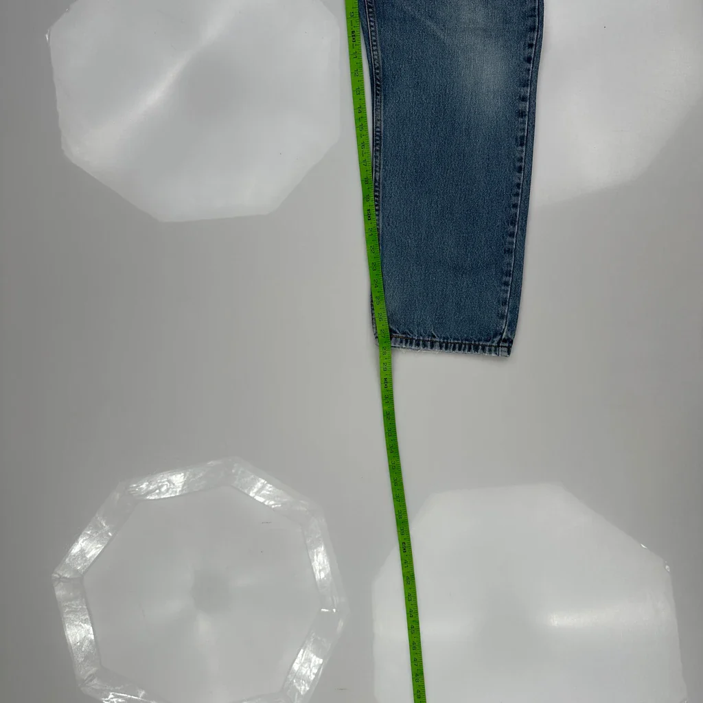 505 Levis Jeans - 32W 28L Blue Cotton - Image 5