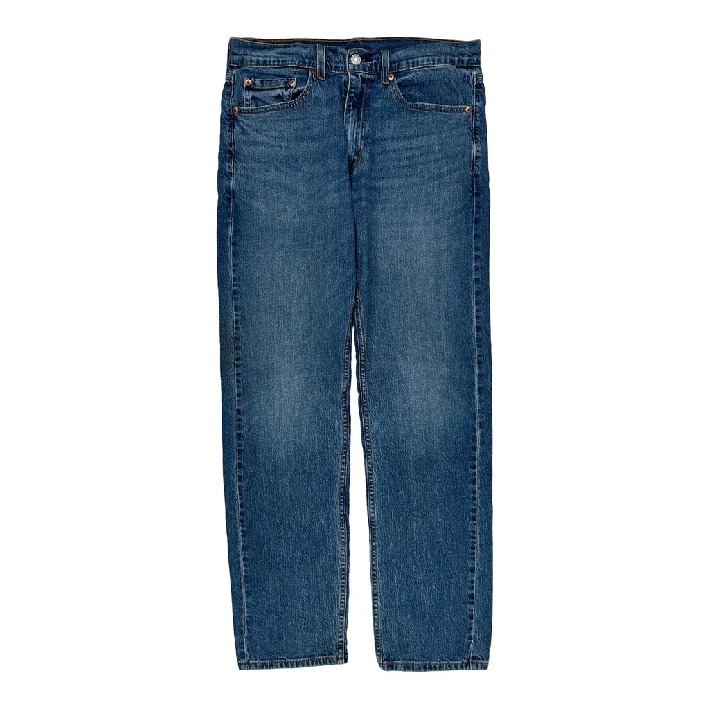 505 Levis Jeans - 32W 32L Blue Denim - Image 2