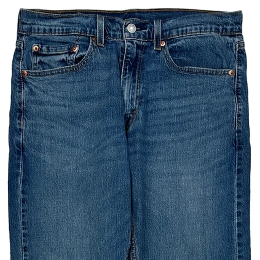 505 Levis Jeans - 32W 32L Blue Denim - Image 8