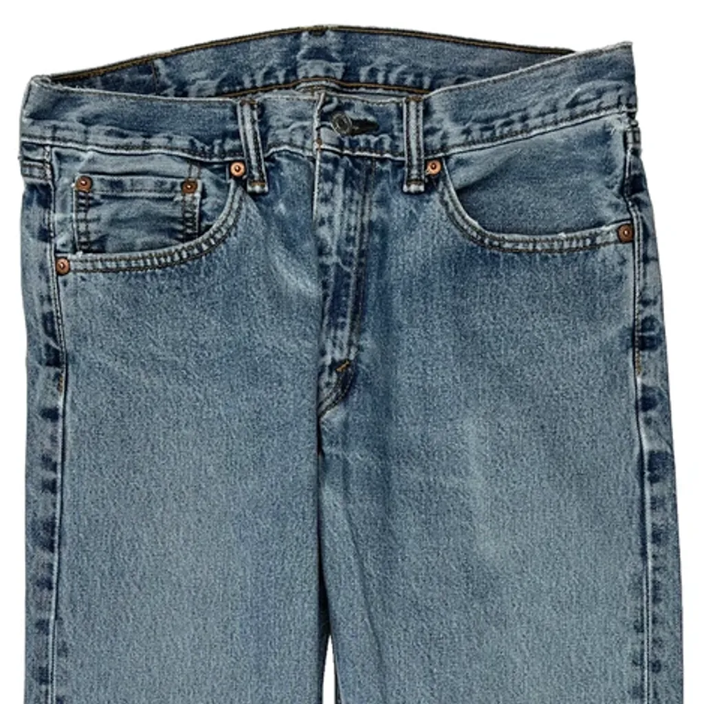 505 Levis Jeans - 32W 27L Blue Cotton - Image 11