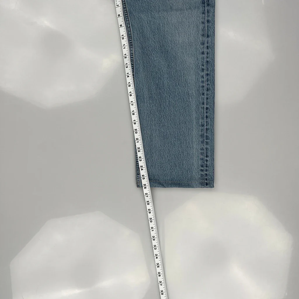 505 Levis Jeans - 32W 27L Blue Cotton - Image 5