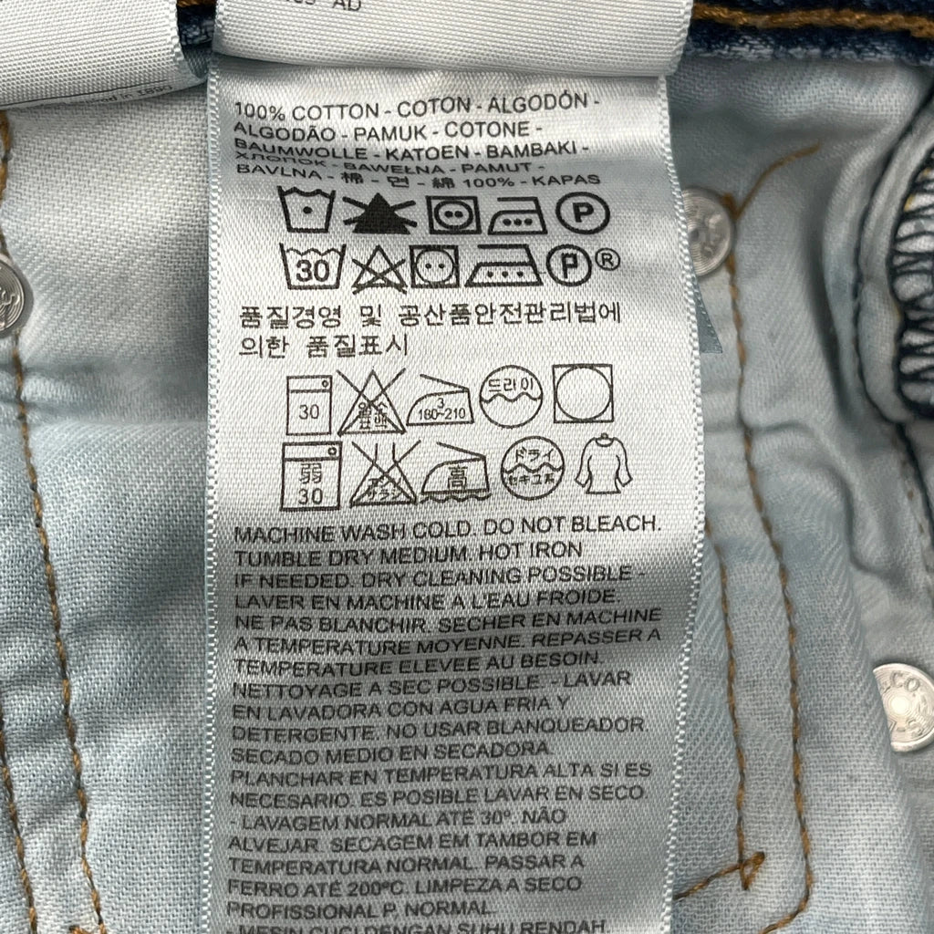 505 Levis Jeans - 32W 27L Blue Cotton - Image 7