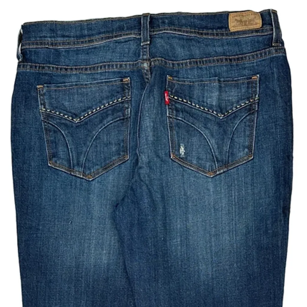 505 Levis Jeans - 32W 32L Blue Denim - Image 7