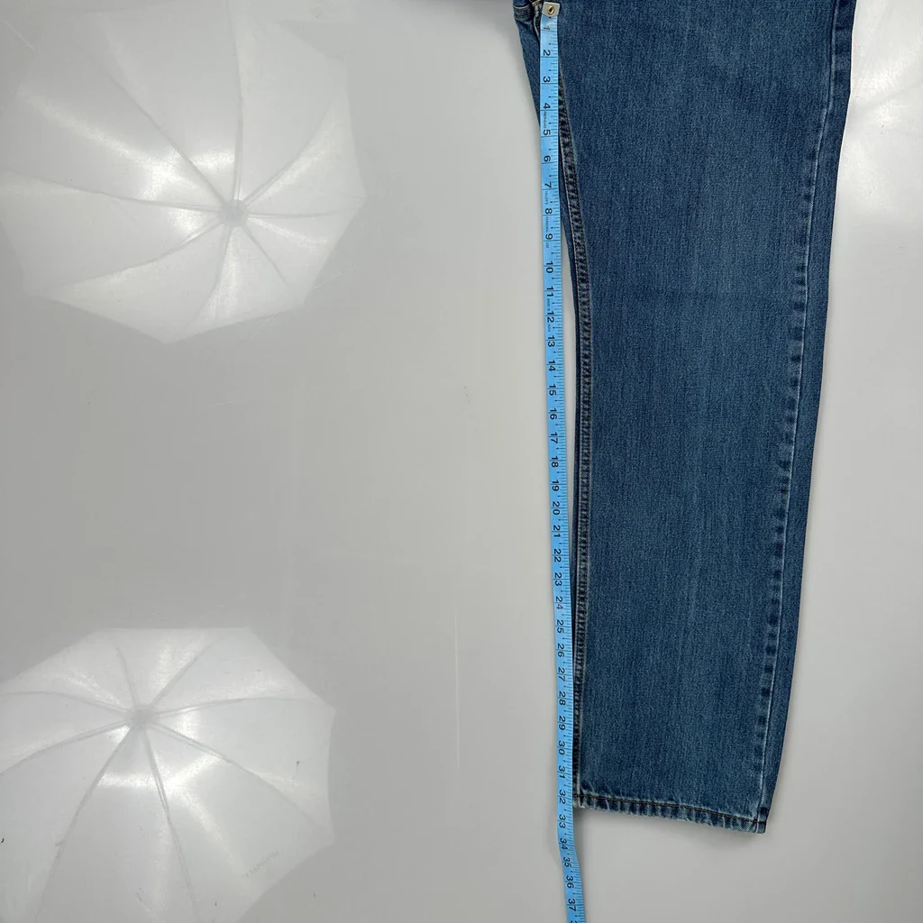505 Levis Jeans - 33W 33L Blue Cotton - Image 5