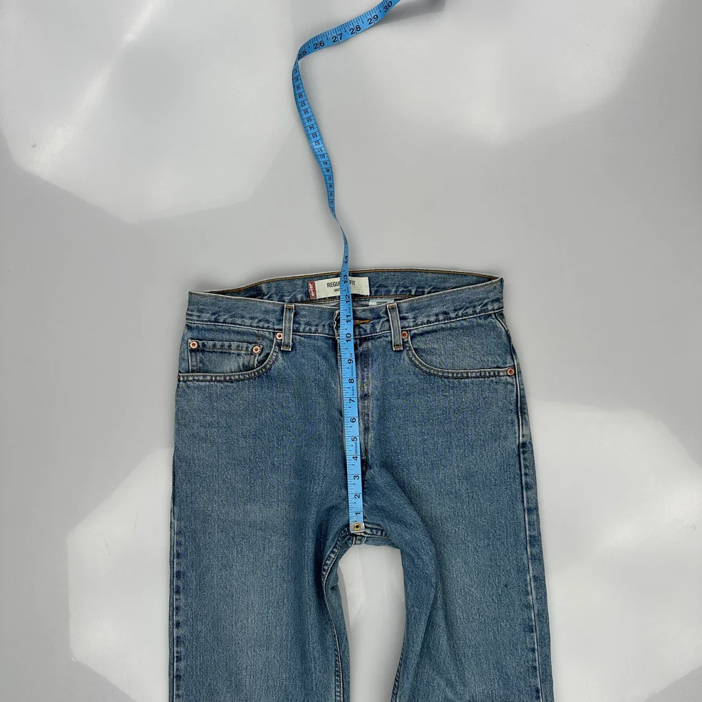 505 Levis Jeans - 33W 33L Blue Cotton - Image 4