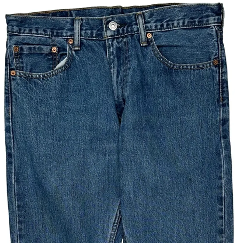 505 Levis Jeans - 33W 30L Blue Cotton - Image 10
