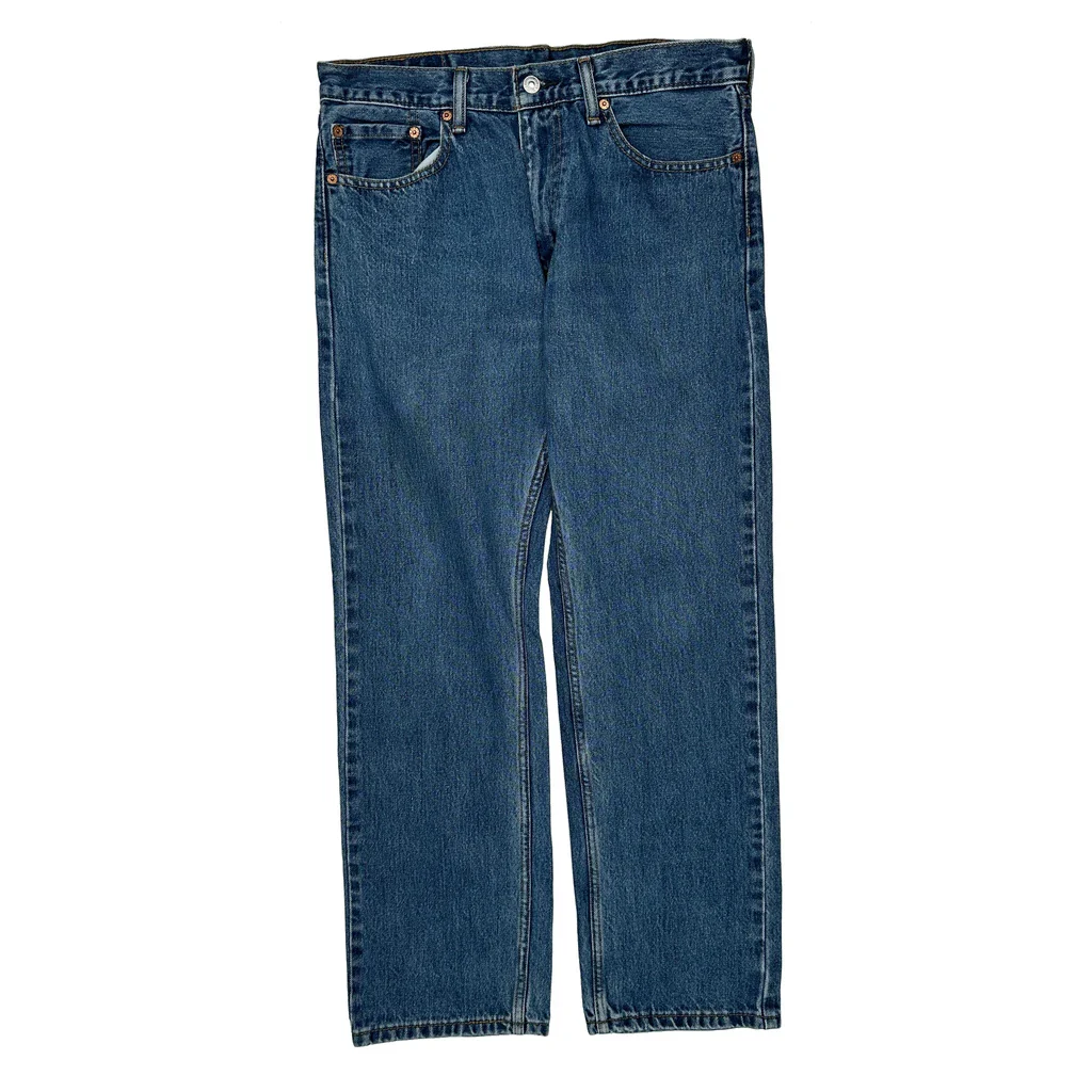 505 Levis Jeans - 33W 30L Blue Cotton - Image 2