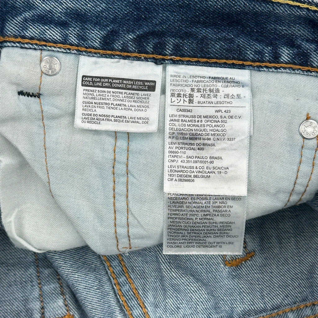 505 Levis Jeans - 33W 29L Blue Cotton - Image 6