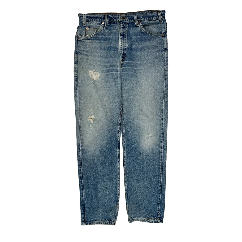 505 Levis Jeans - 33W 32L Blue Cotton - Image 2