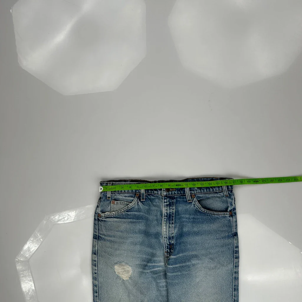 505 Levis Jeans - 33W 32L Blue Cotton - Image 3