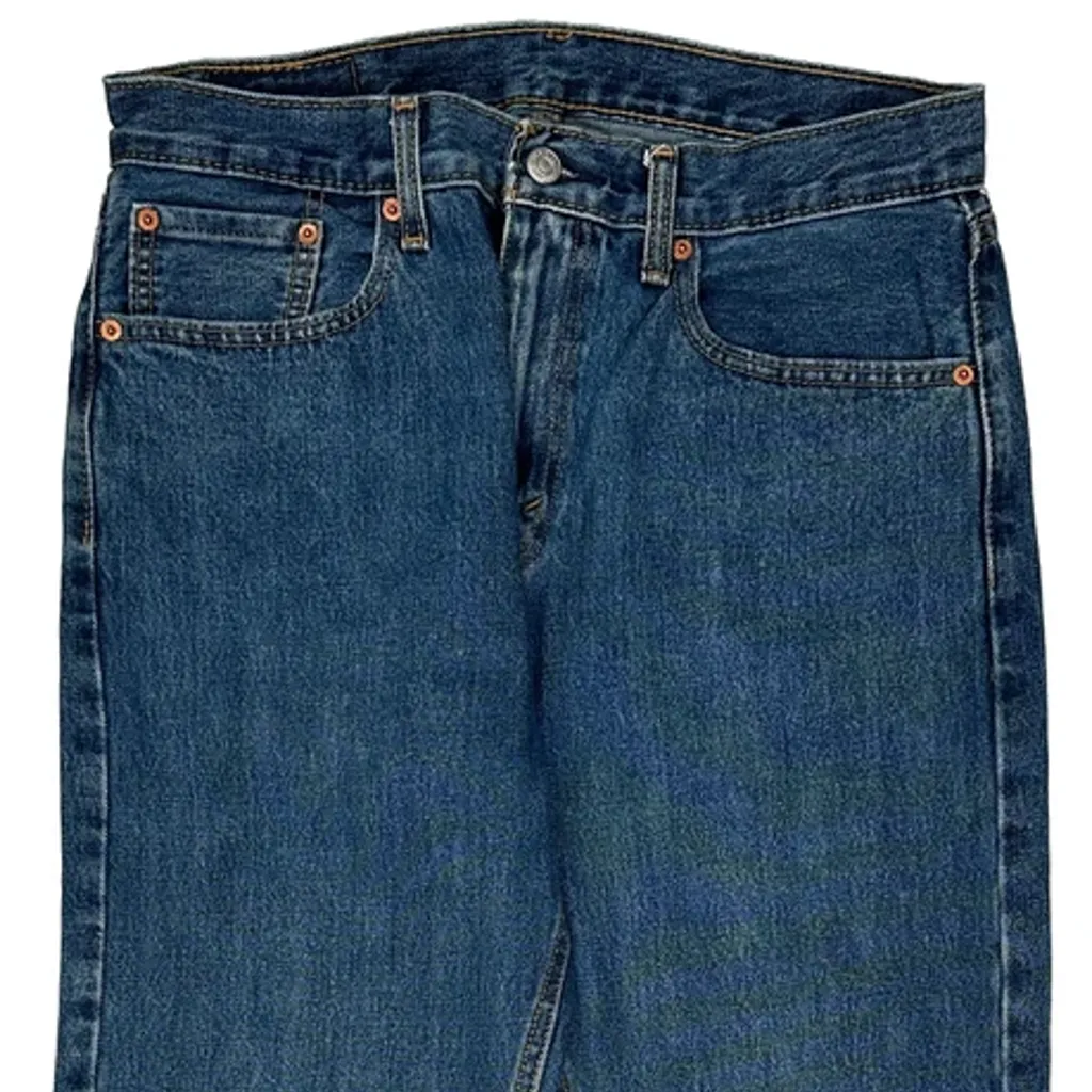 505 Levis Jeans - 33W 32L Blue Cotton - Image 11