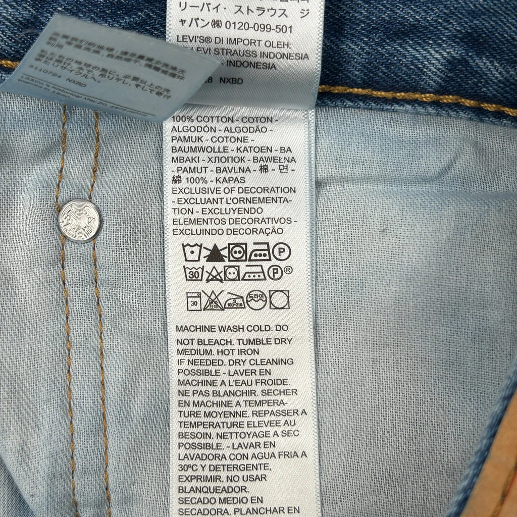 505 Levis Jeans - 33W 26L Blue Cotton - Image 6