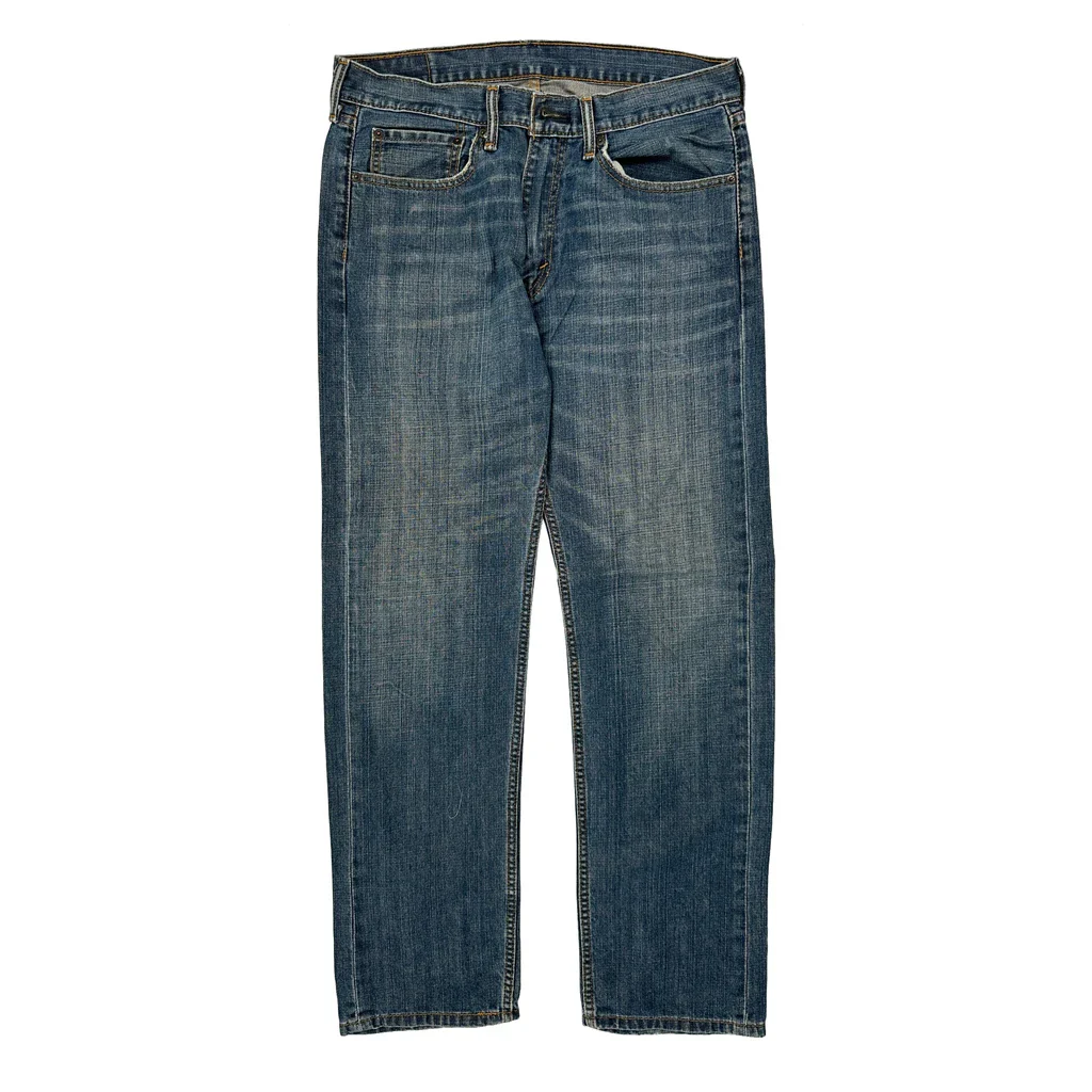 505 Levis Jeans - 34W 32L Blue Denim - Image 2