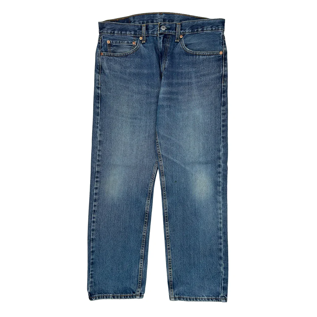 505 Levis Jeans - 34W 30L Blue Cotton - Image 2