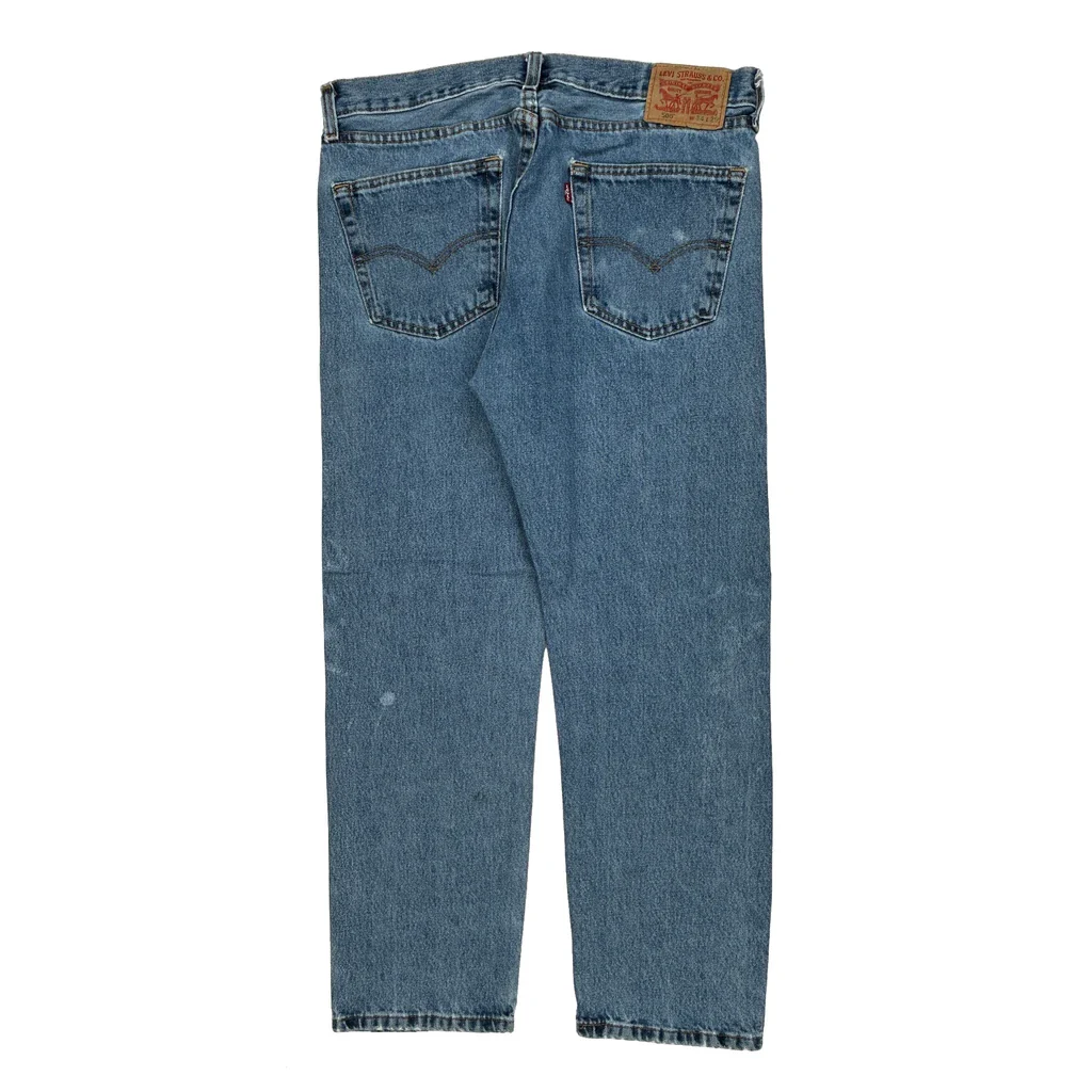 505 Levis Jeans - 34W 29L Blue Cotton