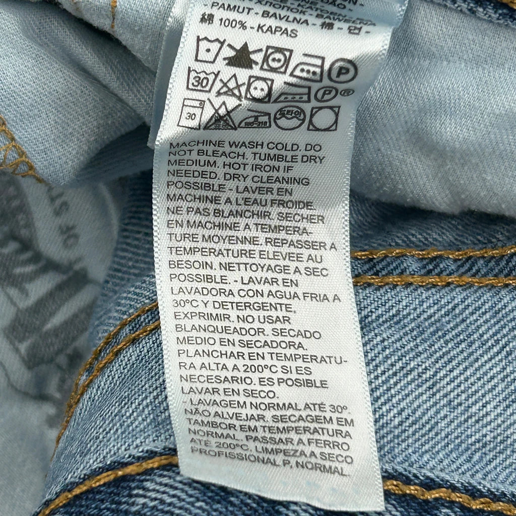 505 Levis Jeans - 34W 29L Blue Cotton - Image 6