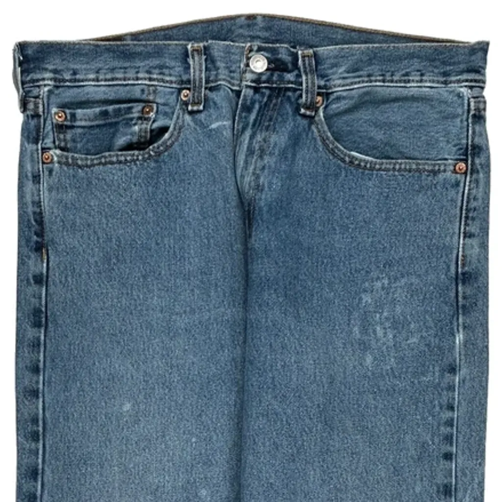 505 Levis Jeans - 34W 29L Blue Cotton - Image 9