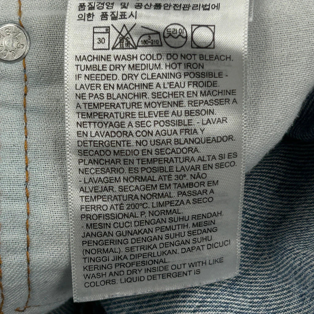 505 Levis Jeans - 34W 30L Blue Cotton - Image 6