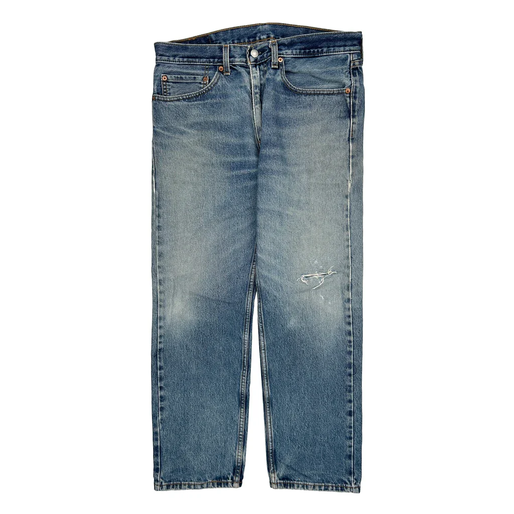 505 Levis Jeans - 34W 29L Blue Denim - Image 2